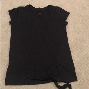 Girls front tie tee